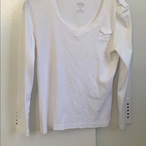3/4 white long sleeve